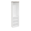 SoBuy KSB02-W Cabina Armadio Aperta Salvaspazio (immagine 1/12)