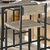 SoBuy Τραπέζι και καρέκλες υψηλό τραπέζι ξύλινο τραπέζι με 4 καρέκλες 4 ognt14