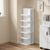 SoBuy STR14-W Mobile Scaffale Libreria Stretta, 5 Livelli, Bianco - immagine 11/12