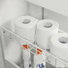 SoBuy Tarrel αίθουσα εξοικονόμηση καροτσάκι κουζίνα διοργανωτής μπάνιο μπάνιο μπάνιο εξοικονόμηση λευκό bzr46-w