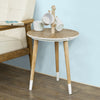 SoBuy Τραπέζι του καφέ;, χαμηλό τραπέζι καναπέ, με κάτοχο γυαλιού, FBT38-W