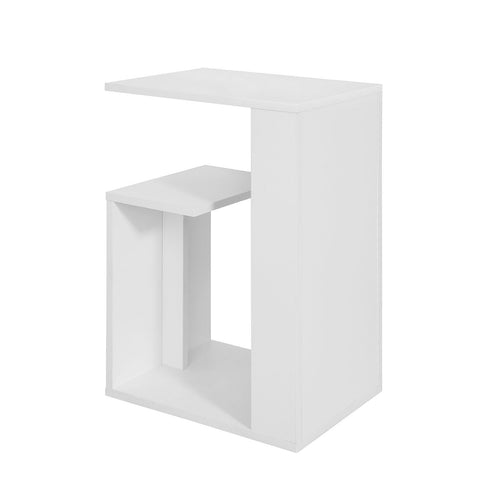 SoBuy Καναπές καναπέ τραπέζι καθιστικό τραπέζι χαμηλό λευκό FBT69-W