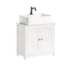 SoBuy Μπάνιο μπάνιο μπάνιο μπάνιο μπάνιο με λευκά συρτάρια Frg237-W