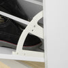 SoBuy Βελγικό ράφι παπουτσιών λευκό κάτοχο με κάθισμα FSR82-W-W