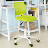 SoBuy Περιστρεφόμενη καρέκλα για καρέκλα γραφείου πράσινο υπνοδωμάτιο ύψος 46-58cm fst64-gr