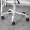 SoBuy Περιστρεφόμενη καρέκλα για καρέκλα γραφείου λευκό υπνοδωμάτιο ύψος 46-58cm FST64-W
