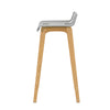 SoBuy Σύγχρονα σκαμνιά κουζίνας σκαμνιά ψηλές καρέκλες καρέκλες σκαμνιού, γκρι, fst76-hg