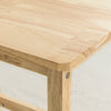 SoBuy Σετ 2 σκαμνιά ξύλινα σκαμνιά καρέκλες κουζίνας ντους σκαμνί L45XP32XA45 CM, FST91-NX2