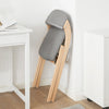 SoBuy Πτυσσόμενη καρέκλα, καρέκλα κουζίνας με κάθισμα και πλάτη, καρέκλα οξιάς, FST92-N