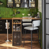 SoBuy Μπαλκόνες μπαρ τραπεζαρία τραπεζάκι μπαλκόνι τραπέζι σε βιομηχανικό σχεδιασμό, 110x50x105cm FWT97-PF