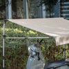 SoBuy Κουρτίνα ποδηλασίας, στέγη πολλαπλών χρήσεων, πτυσσόμενο γκαράζ ποδηλάτων, καταφύγιο για υπαίθρια ποδήλατα, 190x136x160cm, KLS13