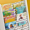 SoBuy Bookshop Montessorian για παιδιά 4 Επίπεδο ράφι φέρνει KMB50-HG παιδικό βιβλιοπωλείο