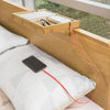 SoBuy Δίσκο κρεβατιών για υπνοδωμάτια για κομοδίνο Μικρή αποθήκευση του ξύλινου κομοδίου NKD01-N